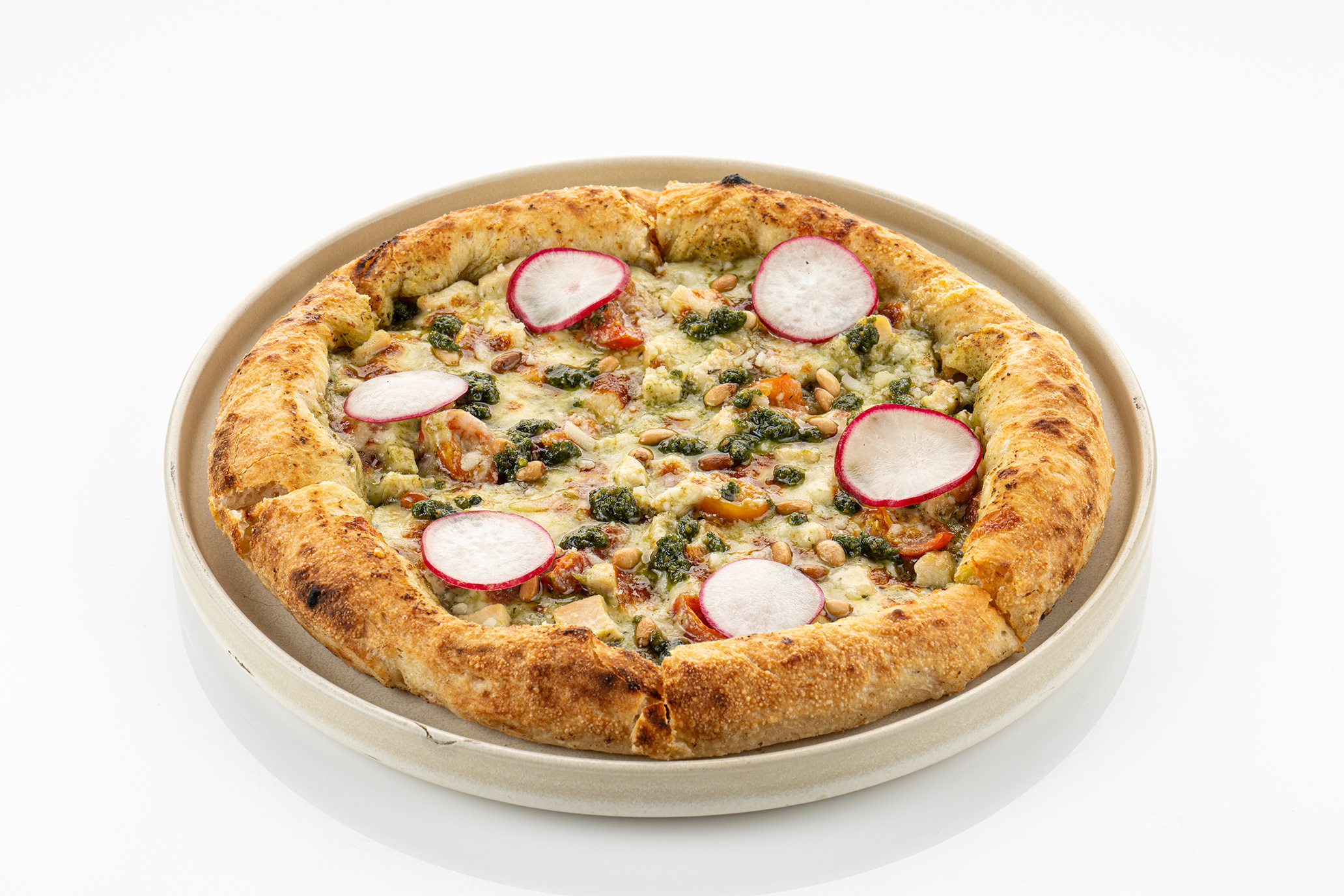 Pesto Chicken Pizza 1